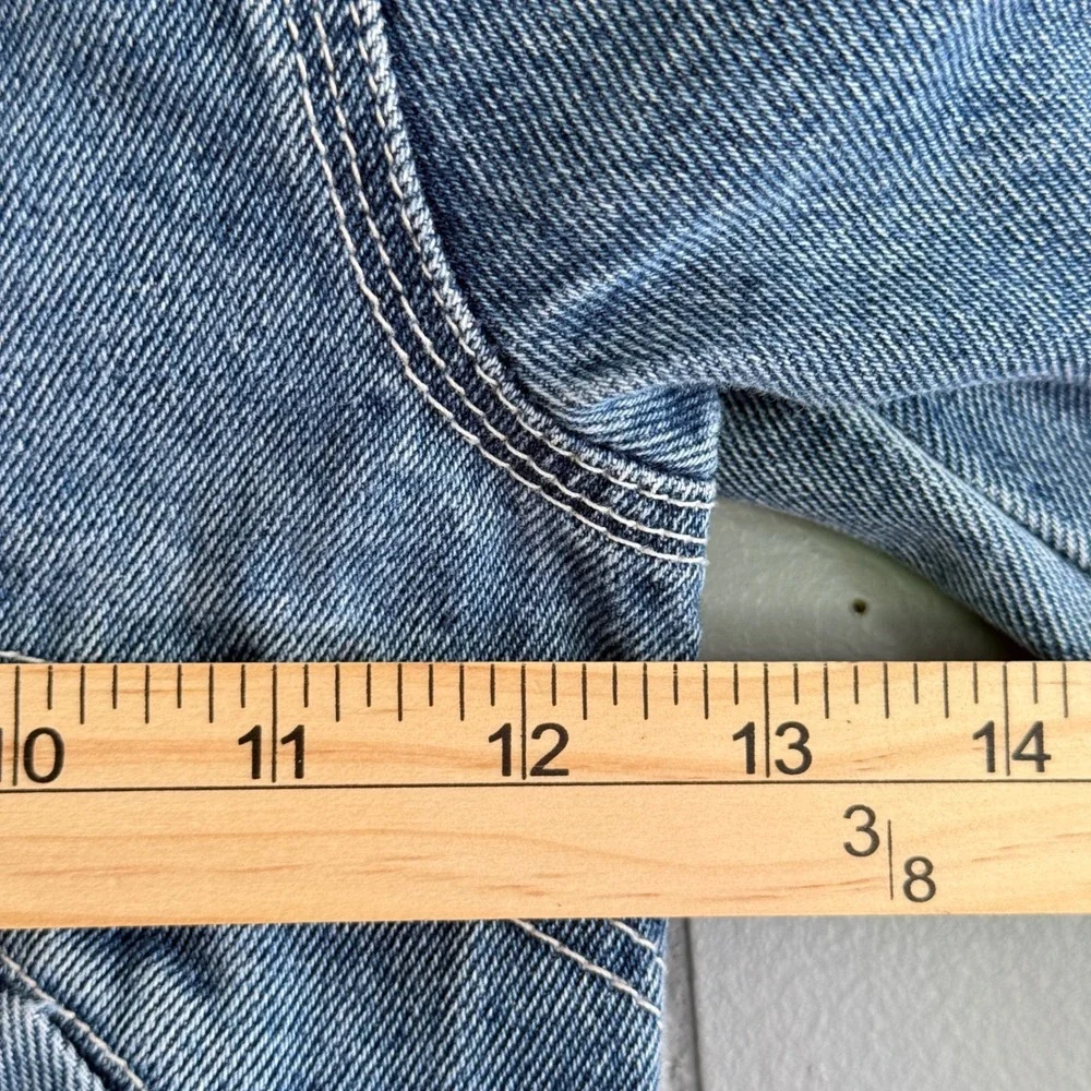 Vintage‎ OshKosh B'gosh Kids Denim Jacket Size 6 Zip Up 80s 100% Cotton USA Blue